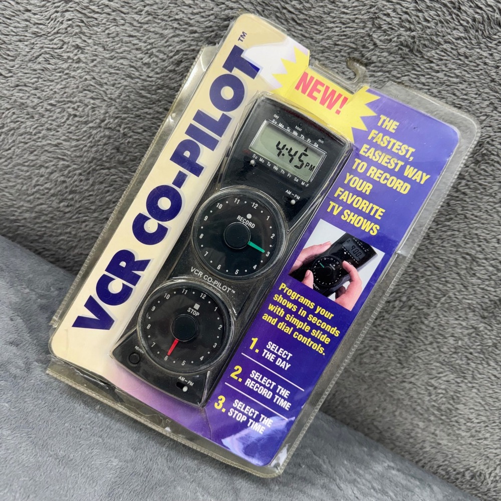 VCR Co Pilot The Fastest Easiest Way To Record Favorite TV Shows New Sealed